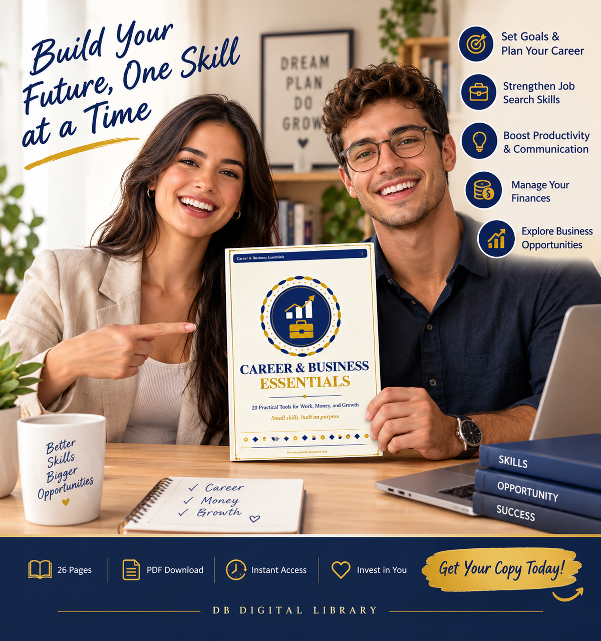 Career & Business Essentials | 20 Practical Tools for Work, Money & Growth