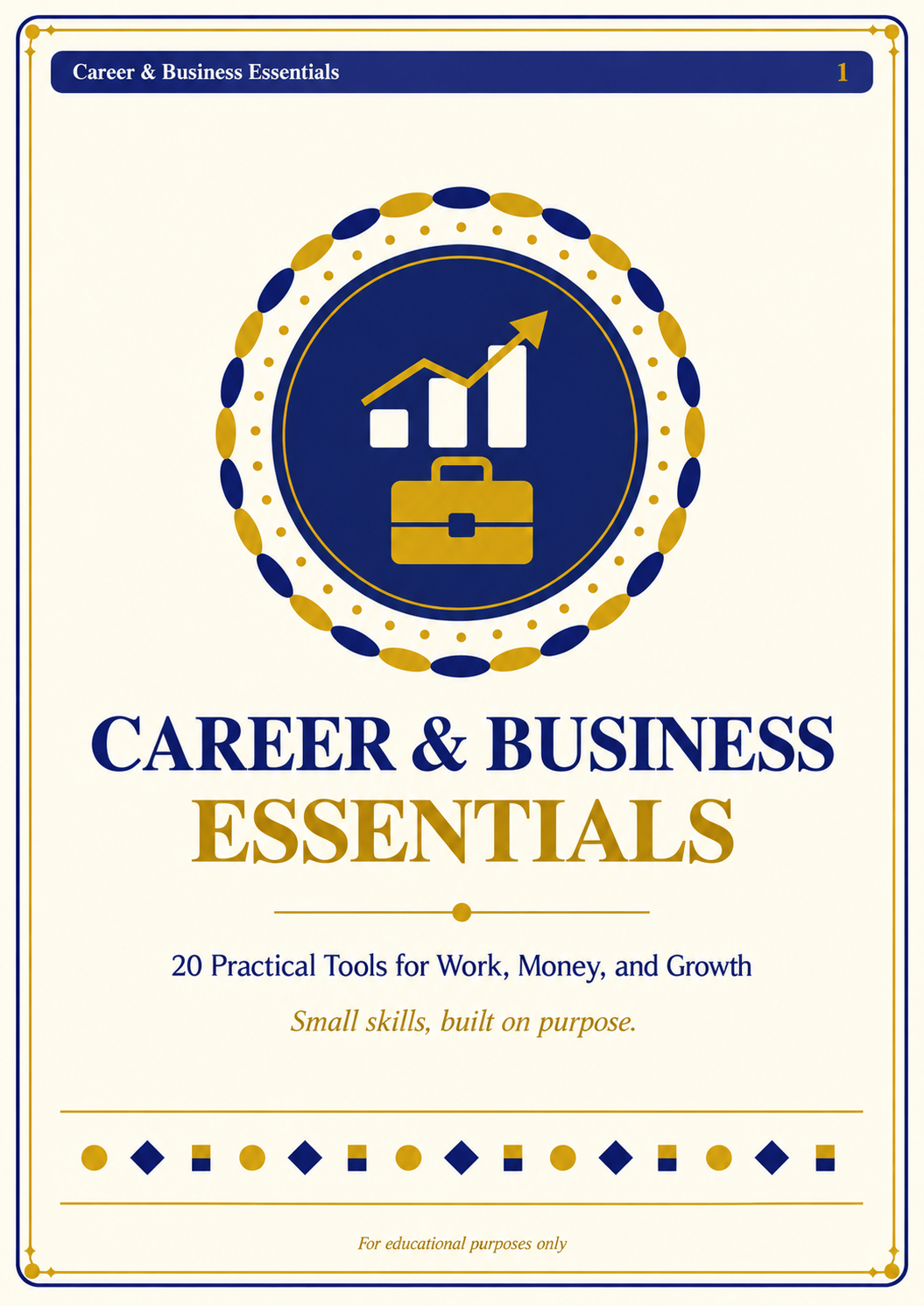 Career & Business Essentials | 20 Practical Tools for Work, Money & Growth
