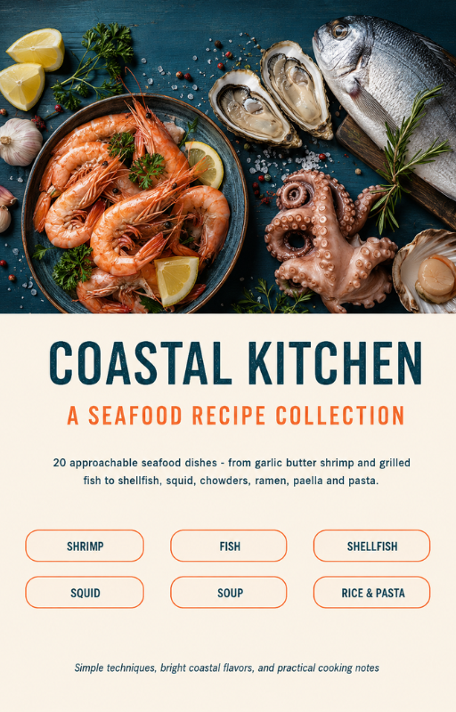 Coastal Kitchen | 20 Seafood Recipes PDF Cookbook