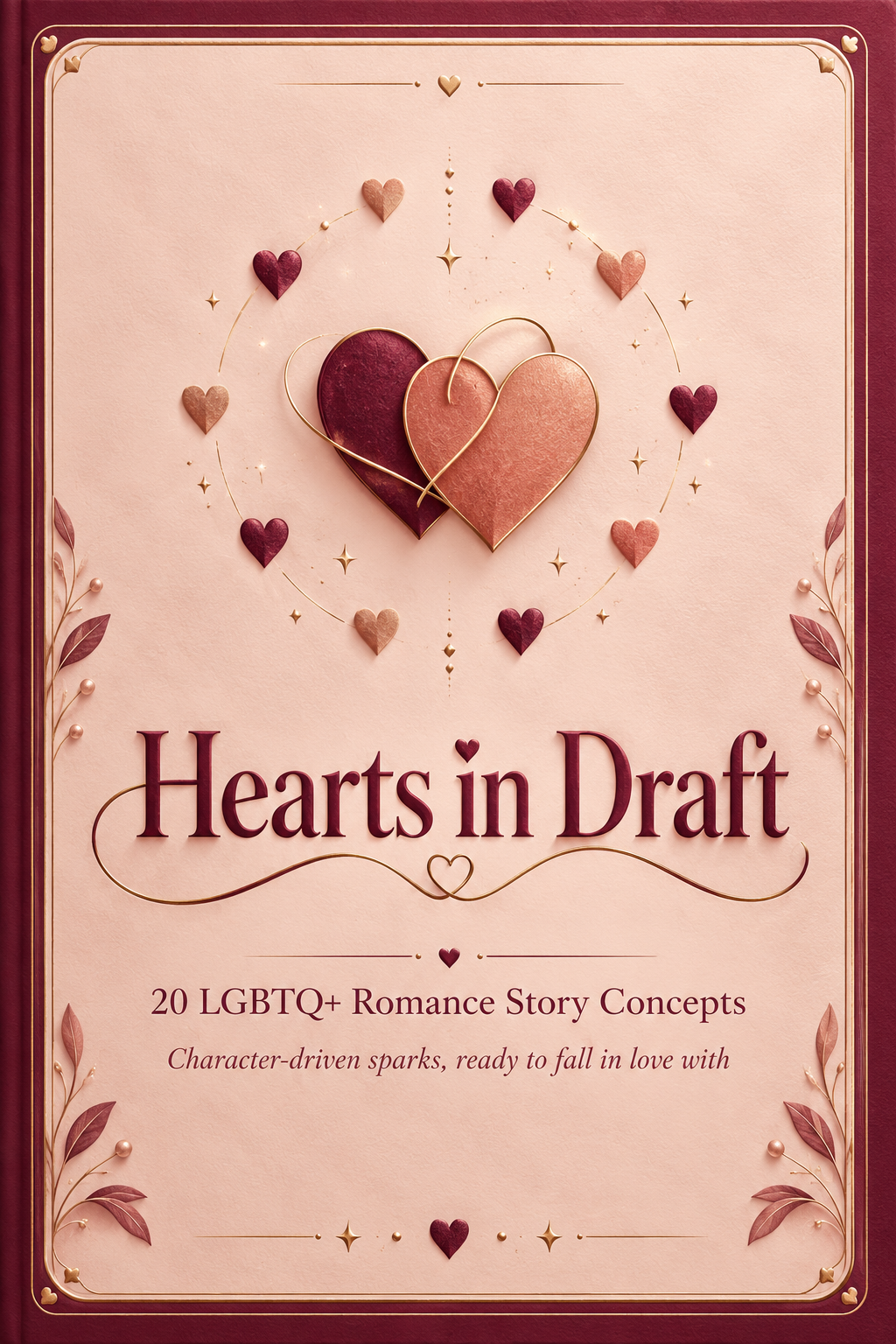 Hearts in Draft | 20 LGBTQ+ Romance Story Concepts PDF E-book